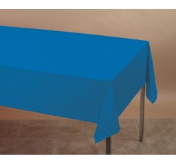 Royal Blue Rectangle Plastic Tablecover