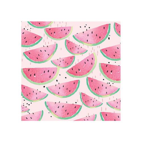 Watermelon printed napkins